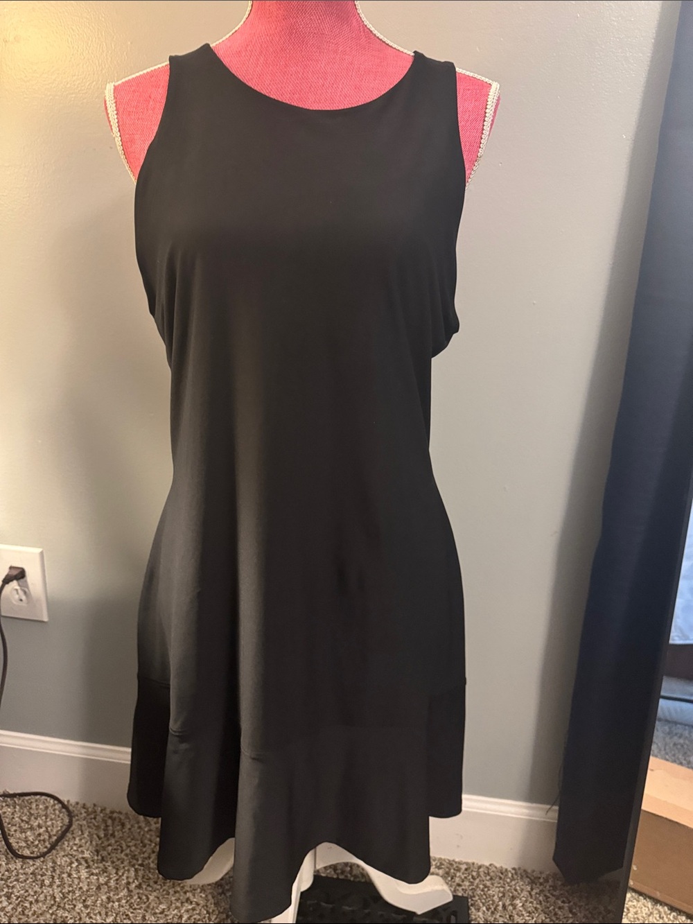 Black Etonic athletic dress